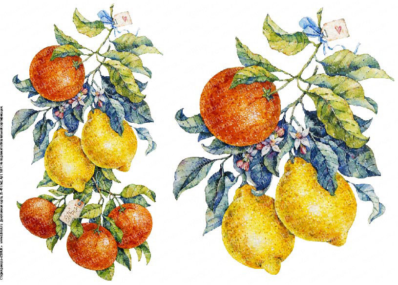 Декупажная карта 1697